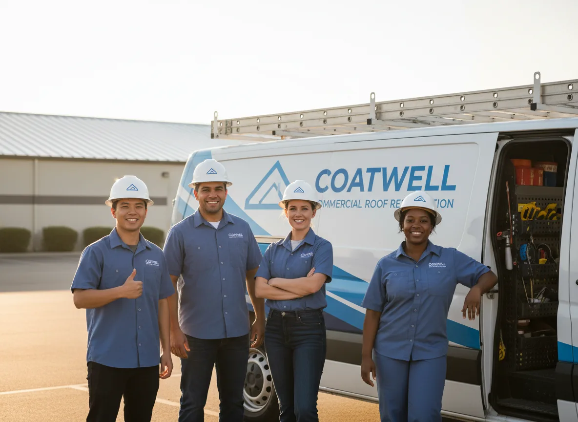 Commercial roof coating company in Peterson, IA
